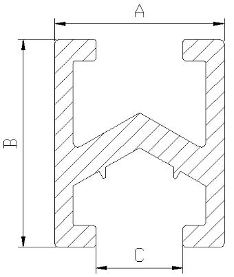 鋁制“H”型安全滑觸線